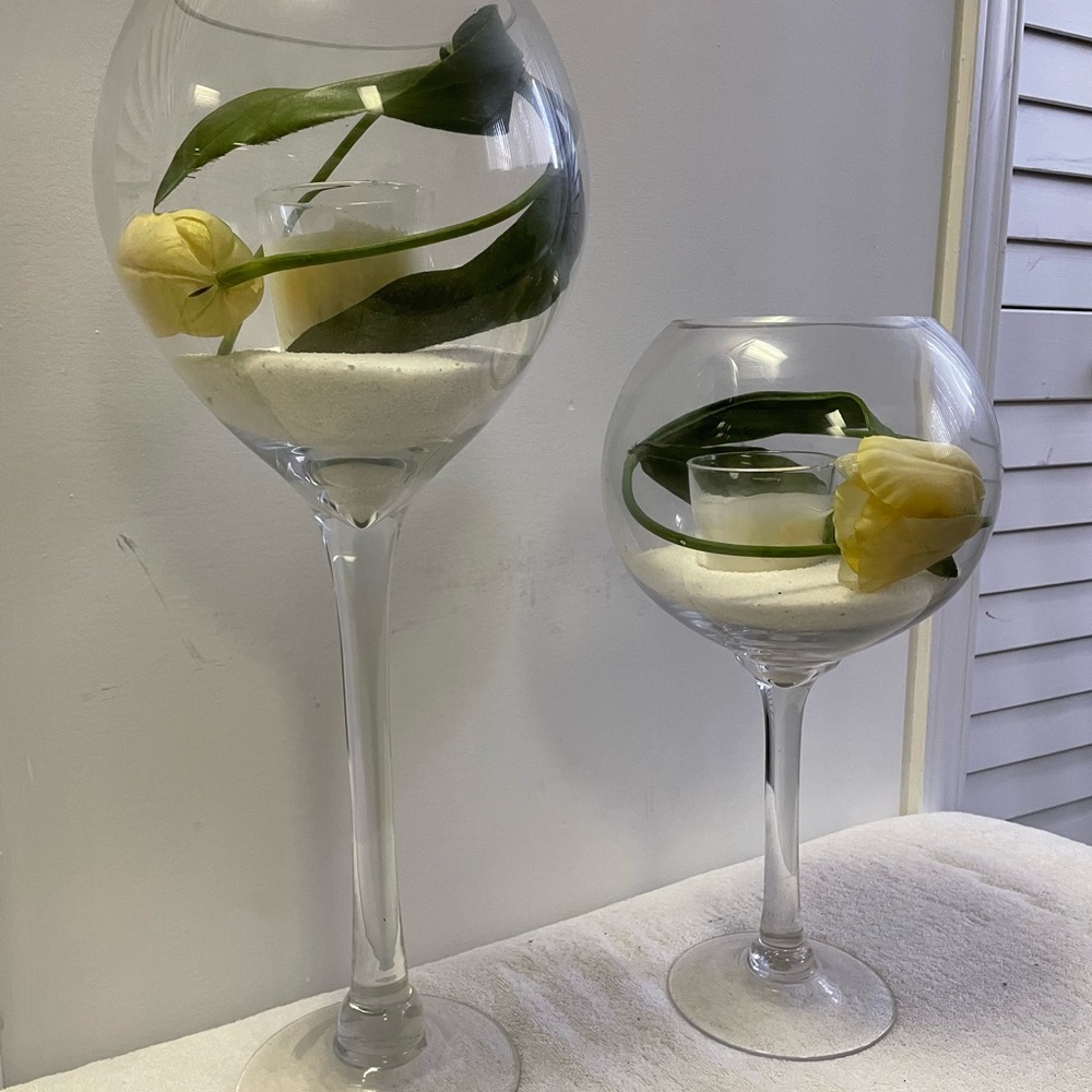 Glass vases